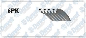 GATES 6PK1000 Kanalli Kayis Peugeot 307 2.0 16v 01-09 407 1.8 2.0 16v 04- C4 C5 1.8 2.0 16v 04-08 Ferrari 456